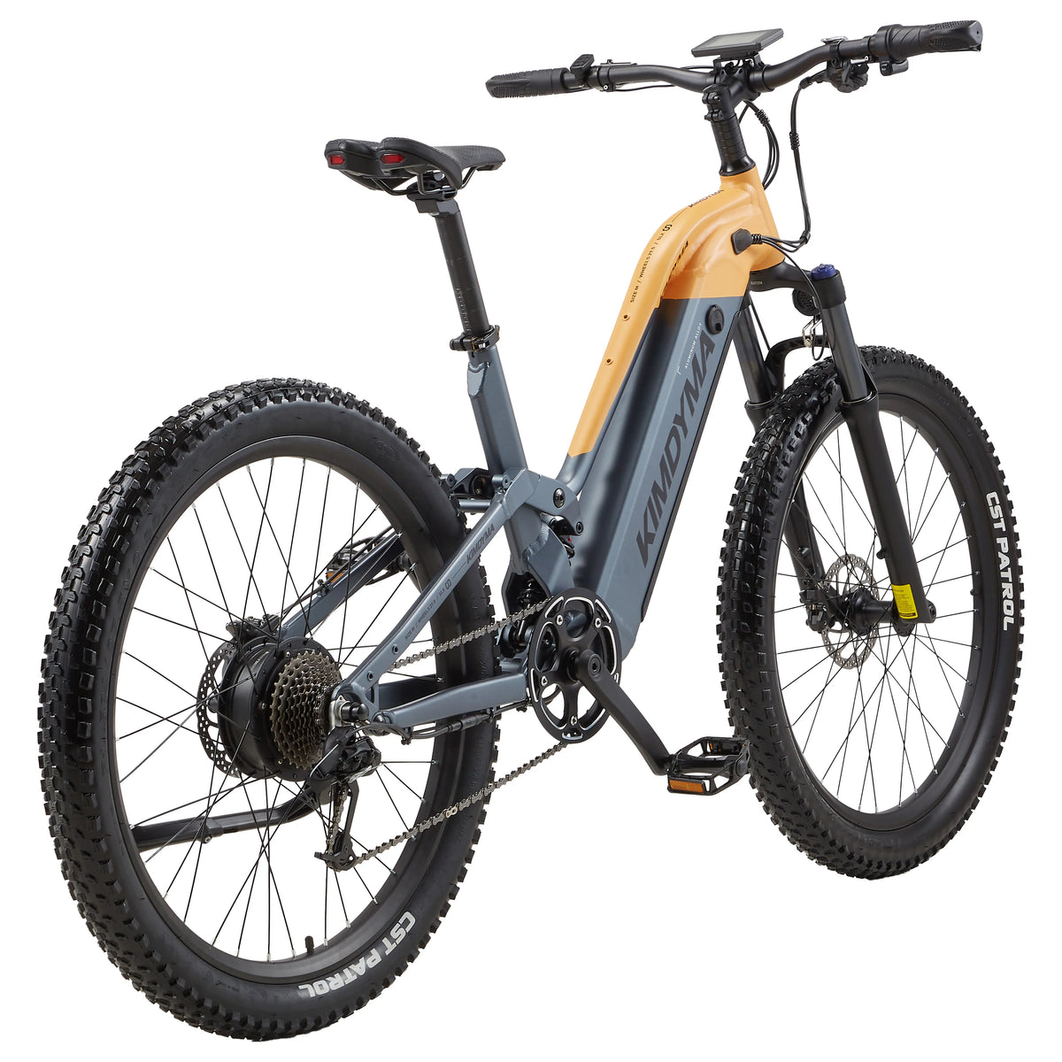Bicicleta eléctrica KIMDYMA K02, motor de 250W, velocidad máxima de 25 km/h, batería de litio de 48V 20Ah, autonomía de 150 km, frenos de disco hidráulicos, sistema de transmisión de 9 velocidades, ruedas de 27.5 pulgadas, bicicleta de montaña eléctrica