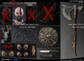 TB-001 Figura de acción de Kratos de 7 pulgadas, colección God Slayer, diseño de cuerpo móvil delicado, figura de soldado TAKETHAT&brotoys a escala 1/10, regalo