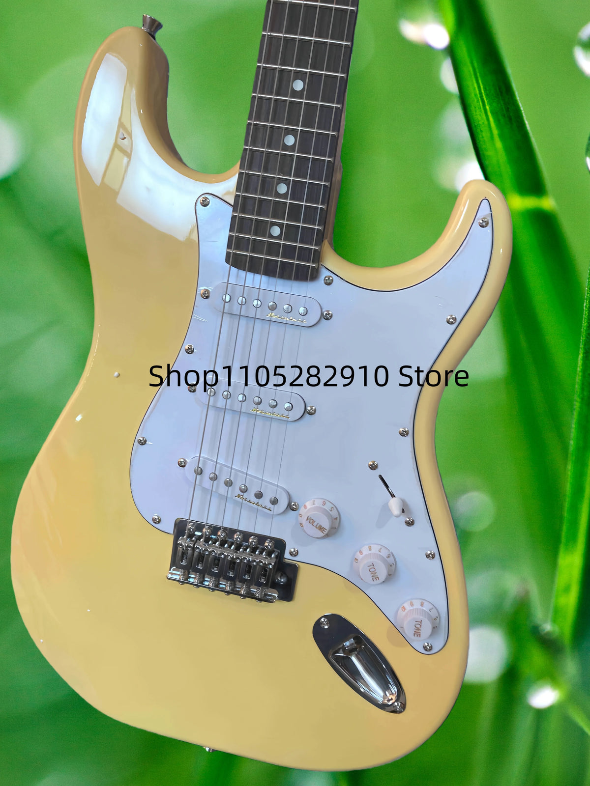 (Entrega en 25-35 días) En stock Guitarra eléctrica con cuerpo personalizado de caoba 05