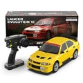 Coche de Rally RC 1/7 4WD para Mitsubishi Lancer EVO 6.5, Grado de Competición, Sin Escobillas, Alta Velocidad, RTR, Vehículo de Carreras con Control Remoto