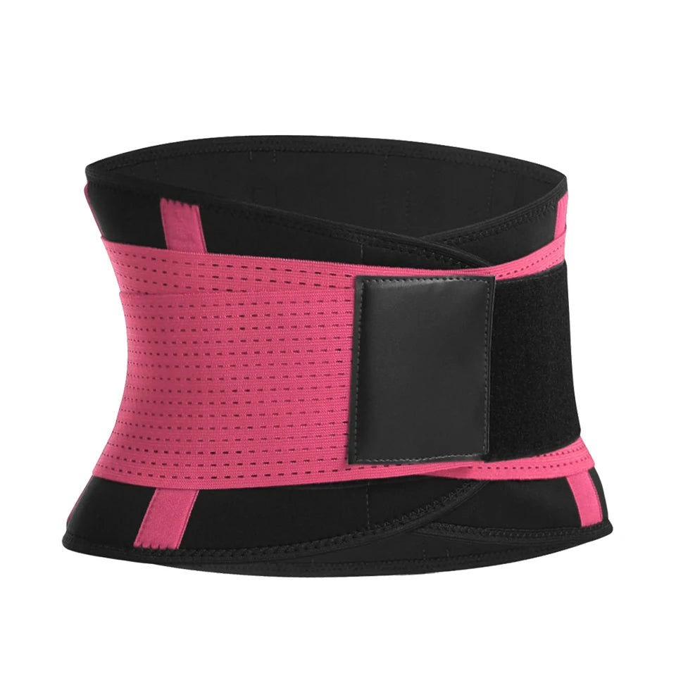 AOLIKES-cinturón recortador de cintura para hombres y mujeres, soporte Lumbar para la espalda, gimnasio, Fitness, cinturón de levantamiento de pesas, entrenador de cintura Abdominal ajustable