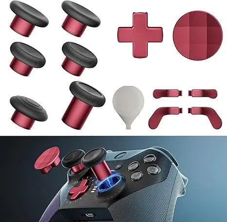 Kit de Bricolaje 14 en 1 Compatible con Controles Xbox Elite Serie 2, con una Variedad de Opciones de Colores Vivos para Mejorar la Experiencia de Juego