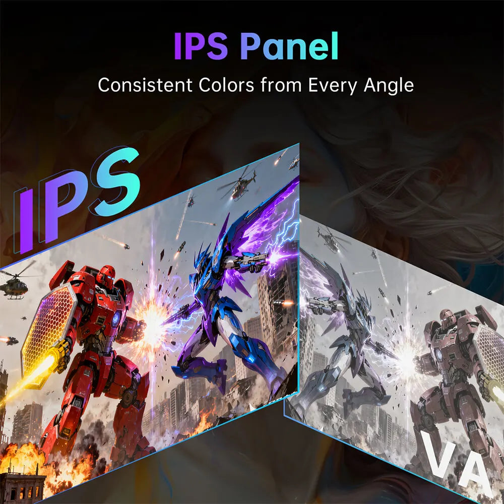 Monitor para Juegos KTC H24B9S-2 de 23.8 Pulgadas Full HD, Pantalla IPS, Frecuencia de Actualización Fluida de 144Hz, 113% SRGB, 178 °   Ángulo de visión, Tecnología de cuidado ocular, Puertos HDMI y VGA, Compatible con