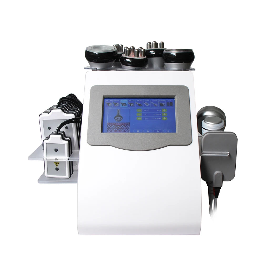 9 en 1: Masajeador de radiofrecuencia con vacío de 80K, dispositivo para adelgazar el cuerpo, liposucción, cuidado de la piel, máquina de cavitación ultrasónica KIM8, dispositivo para el rejuvenecimiento facial, herramie