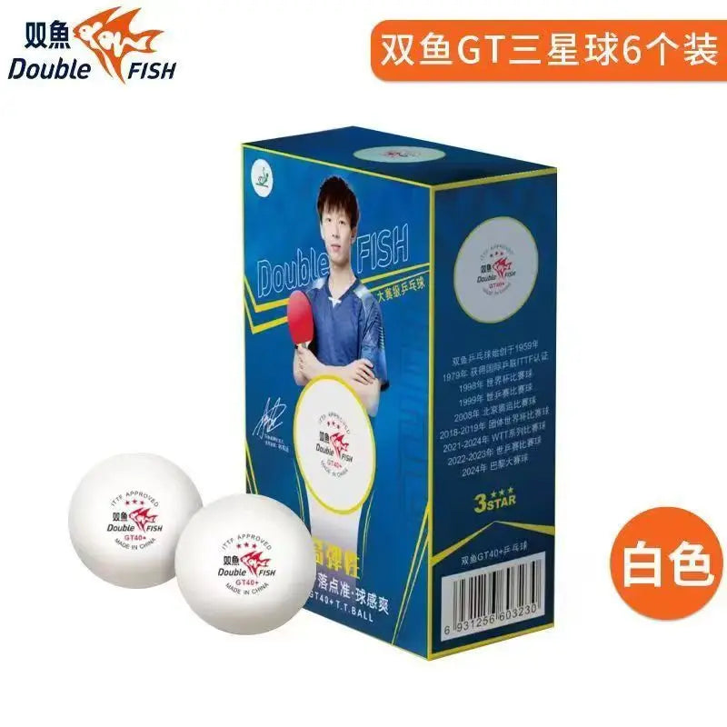 Pelota de tenis de mesa WTT de 3 estrellas, doble pez (pelo oficial WTT), pelotas de Ping Pong originales de 3 estrellas, novedad de 2021/2022/2023/2024
