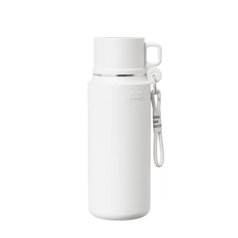 Nueva Botella de Agua de Acero Inoxidable para Exteriores, Termo Aislado de Doble Pared y Gran Capacidad, Termo Portátil para Viajes y Senderismo