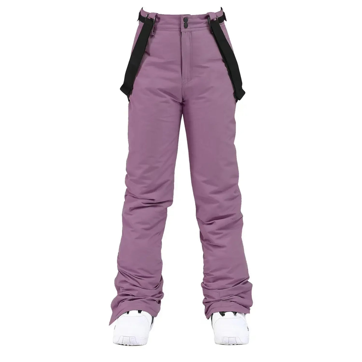 Pantalones de esquí para hombre y mujer, pantalones de esquí gruesos y cálidos de invierno, pantalones con tirantes impermeables a prueba de viento, pantalones de Snowboard de talla grande
