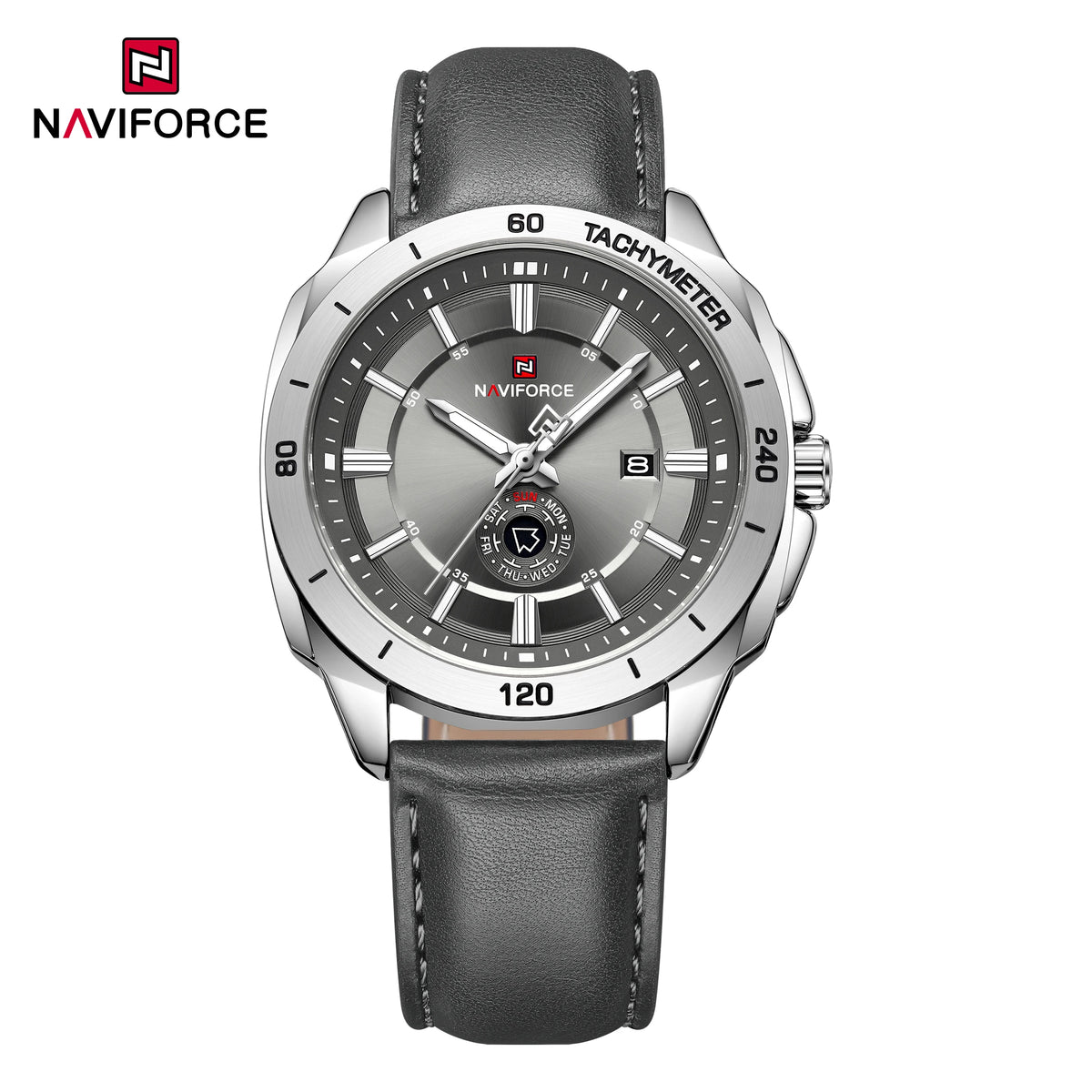 NAVIFORCE Top Brand Luxury Man Wristwatch Sport Silicone Date Quartz Men Watch Luminous Waterproof Men's Date Watches Clock