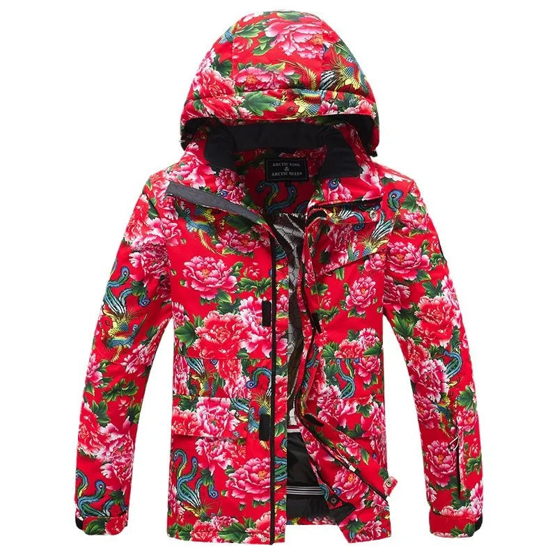 Nuevo traje de esquí de viento democrático, traje para mujer y hombre, ropa de esquí al aire libre, conjunto de traje de esquí para Snowboard