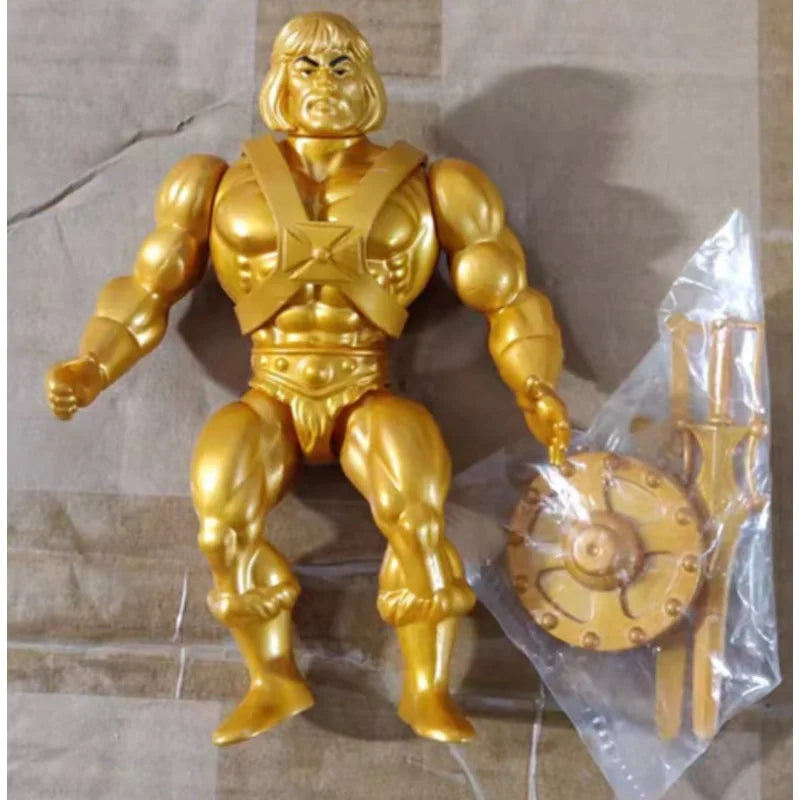 Figura de acción de 5.5 pulgadas de He-Man, Man-At-Arms y Skeletor, juguetes