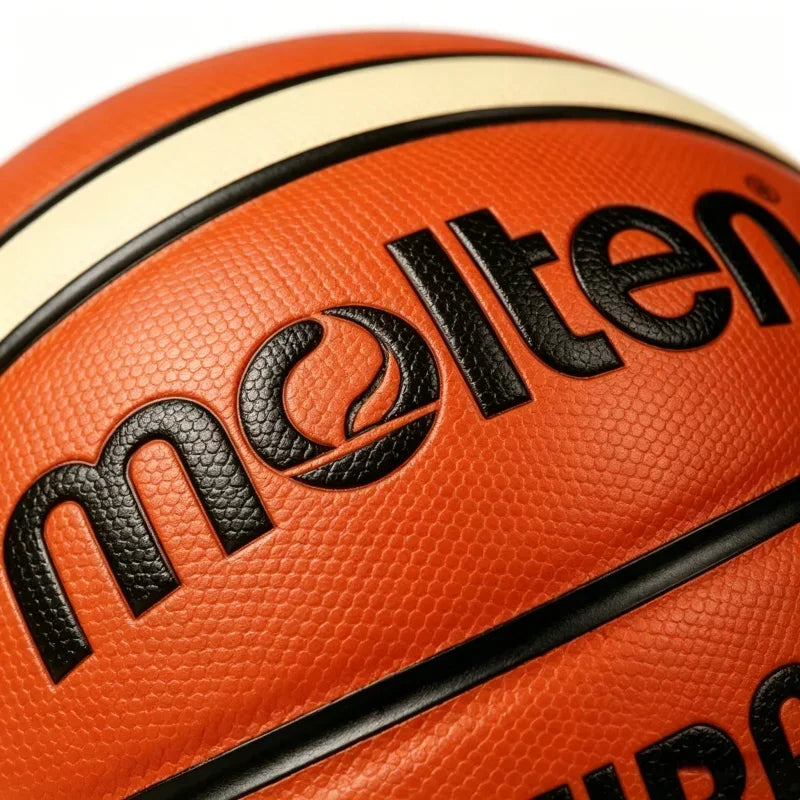 Balón de Baloncesto Molten GG5X GG6X GG7X de Cuero PU para Adultos, Adolescentes y Niños, para Partidos y Entrenamientos en Interiores y Exteriores, Aprobado por la FIBA