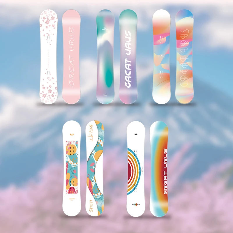Gran juego de snowboard integral para mujeres adultas para principiantes de invierno y estilo libre
