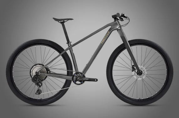 Horquilla rígida de fibra de carbono para bicicleta TWITTER, eje pasante BOOST, freno de disco, 148 mm, MTB 12S/13S/24S, bicicleta de montaña de fibra de carbono de 27.5/29er