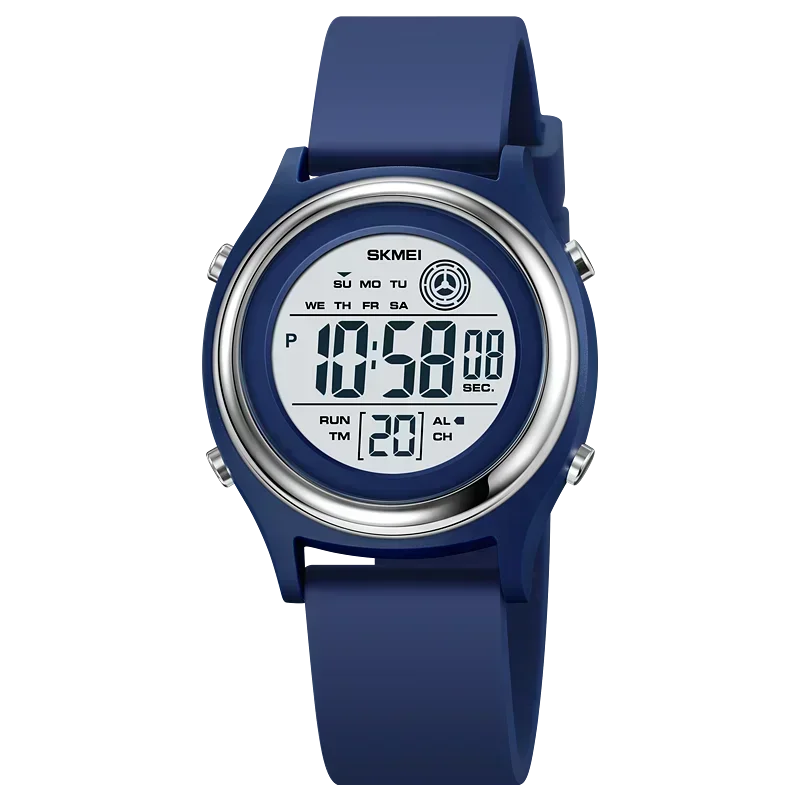 SKMEI Lujo Impermeable Resistente a Golpes Deportivo con Cuenta Regresiva Reloj Digital de Pulsera para Mujer Cronómetro Señora Niña Relojes 2094