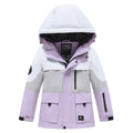 Conjunto de ropa de invierno para niños y niñas: traje de nieve, ropa para practicar snowboard, ropa deportiva para actividades al aire libre, abrigo de esquí y pantalones con cinturón. Disfraz de invierno para niños, di