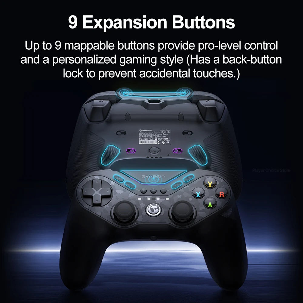 Control GameSir Tarantula Pro para PC, Nintendo Switch 2, Android, iOS, con Joysticks TMR Hall, NFC, Giroscopio de 6 Ejes