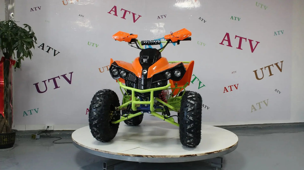 ATV Eléctrico de Nieve de 125 cc, 4x4, Motocicleta Todoterreno de Montaña, Rendimiento Fuera de Carretera