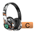 Nuevos Auriculares LED Estilo Graffiti con Bluetooth, Cableados e Inalámbricos de Doble Uso, Plegables, con Bajos Potentes, HIFI Estéreo, para Música y Deporte