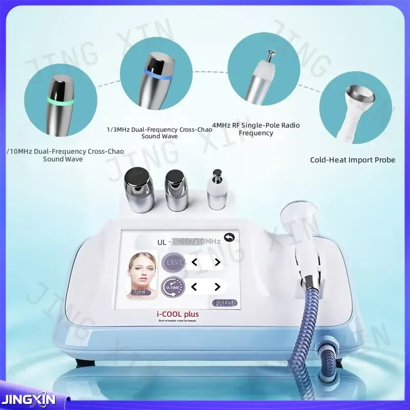 Dispositivo de belleza profesional para el cuidado de la piel con ultrasonido, instrumento de cuidado facial con efecto lifting y masaje ocular.