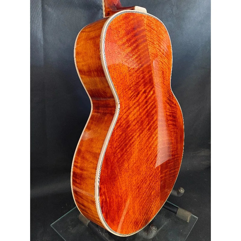 Guitarra Eléctrica de Cuerpo Hueco Hecha a Mano y Personalizable