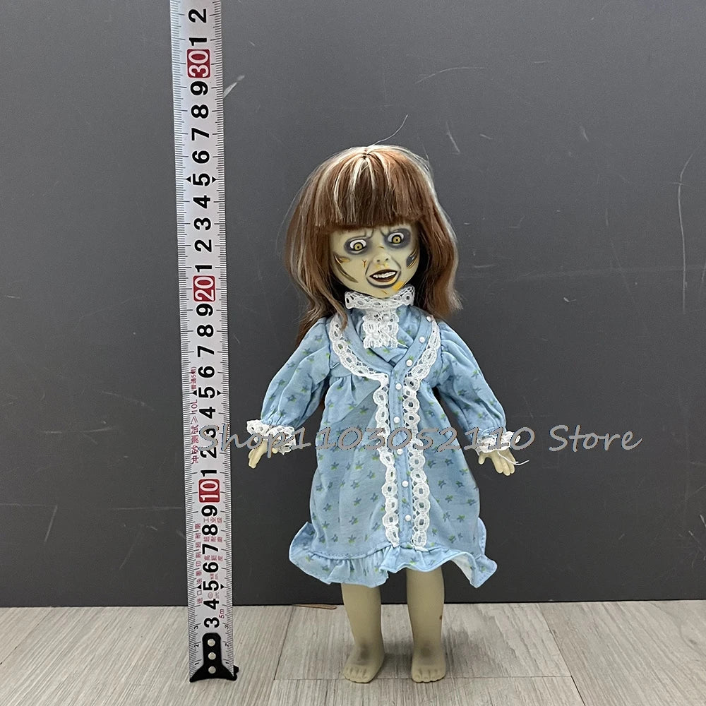 Mezco Living Dead Dolls Figura El exorcista Conjunto Película móvil PVC Figura de terror Muñeca de juguete Regalos de Navidad de Halloween