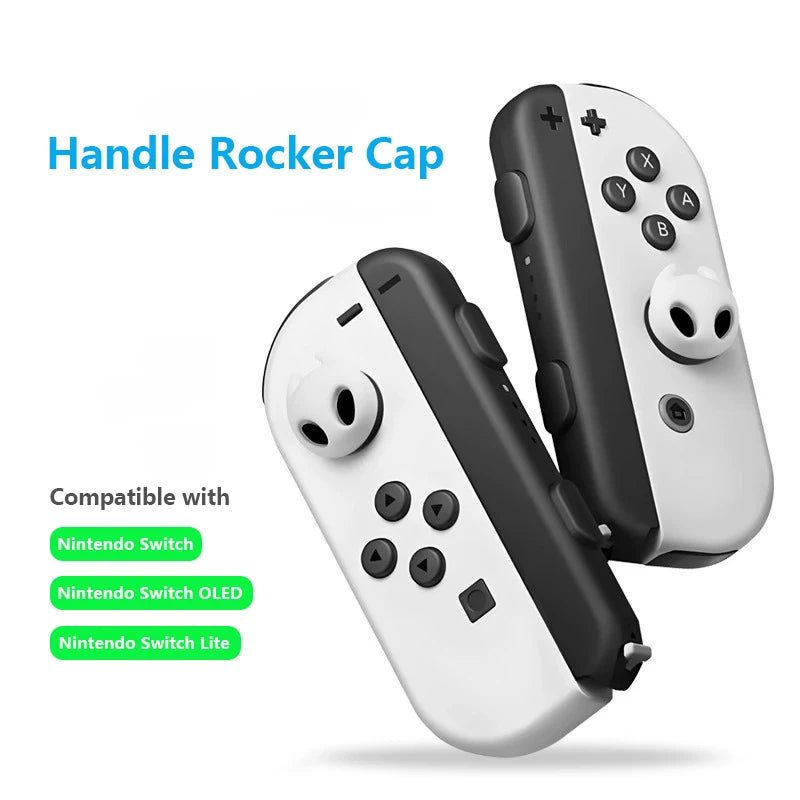 2 Fundas protectoras de silicona para joystick con diseño de caballero, compatibles con Nintendo Switch OLED/Switch Lite/Switch