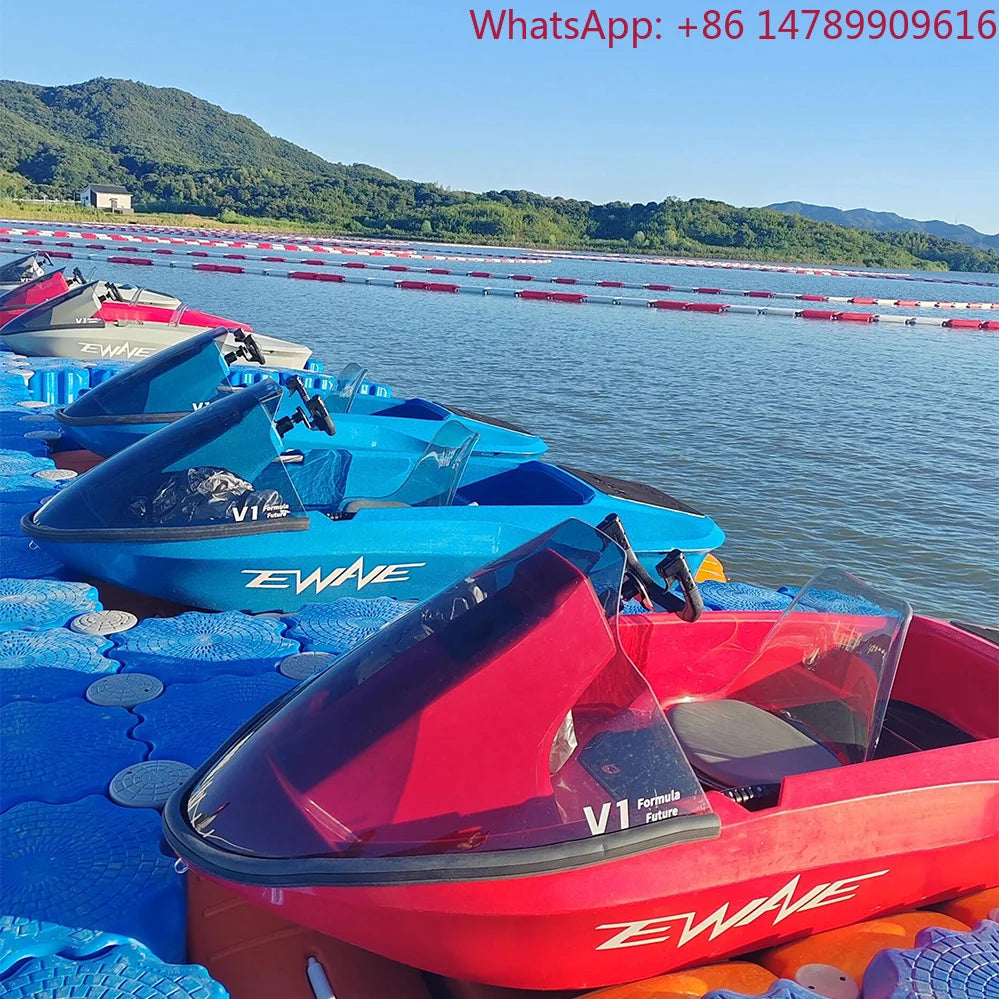 Lancha de Lujo EWAVE para Parques Temáticos y Zonas Turísticas, Fabricada en China, Moto Acuática Pequeña, Bote de Juguete, Catamarán de Carreras RC