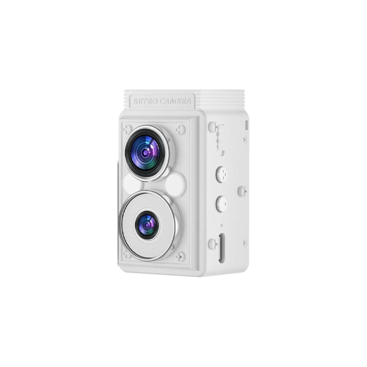 Mini cámara Retro TLR S11 Mini cámara CCD Retro de doble lente cámara TLR portátil cámara Digital de visión nocturna infrarroja