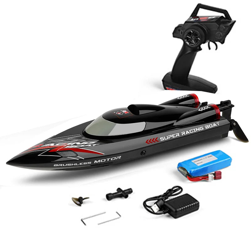 Lancha RC WLtoys WL916 WL911-A 2.4Ghz, embarcación de carreras de alta velocidad de 55km/h y 35km/h, lancha rápida a control remoto, juguetes para niños