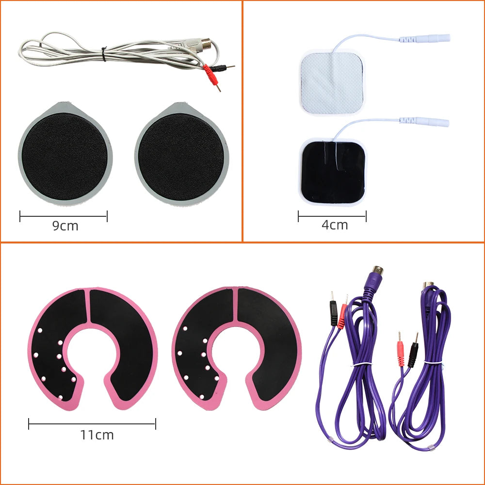 Estimulador muscular eléctrico EMS de microcorriente, masajeador corporal, máquina de electroestimulación para pérdida de peso