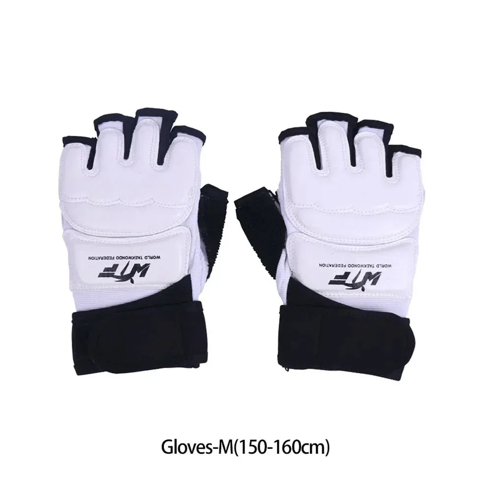 Guantes de Boxeo de Medio Dedo para Adultos, para Entrenamiento de Boxeo, Saco de Arena, MMA, Sanda, Karate, Muay Thai, Fitness, Taekwondo, Set de Protección