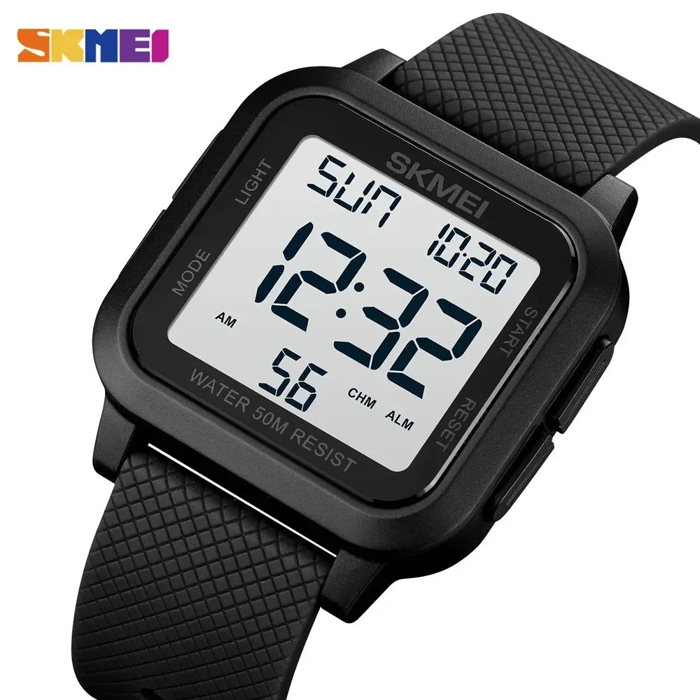 Reloj digital militar SKMEI 1894 para hombre, resistente al agua, reloj deportivo electrónico a prueba de golpes, con cuenta regresiva 1841 Montre Homme