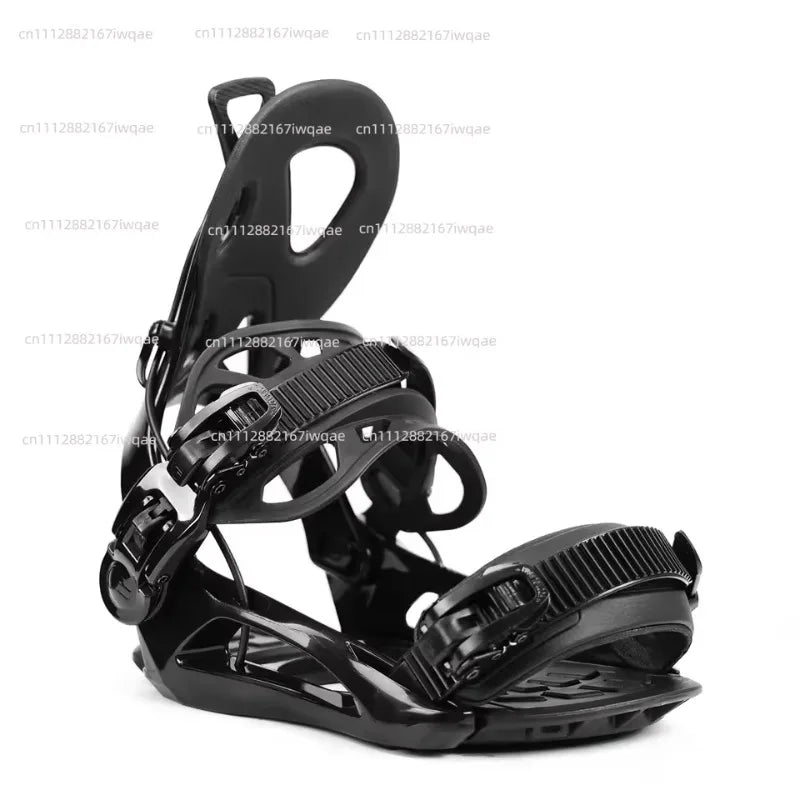 Fijaciones de Snowboard All Mountain Unisex Negro Blanco Universal para Hombres y Mujeres