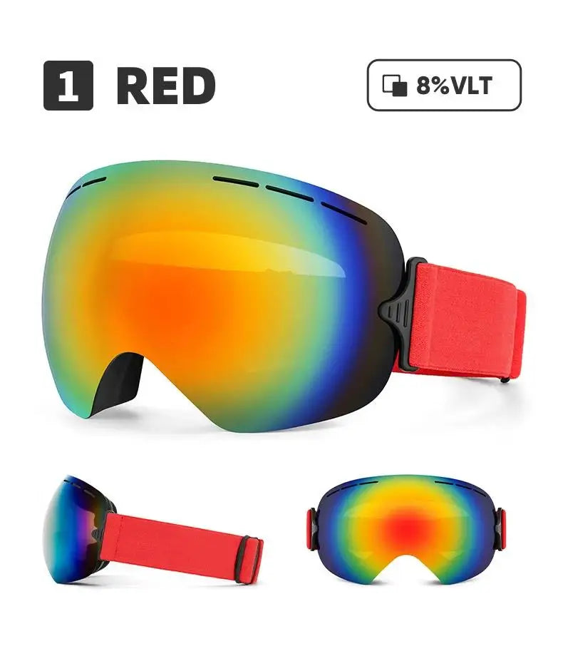 Nuevas gafas de snowboard, deporte al aire libre, con protección UV antivaho, gafas premium