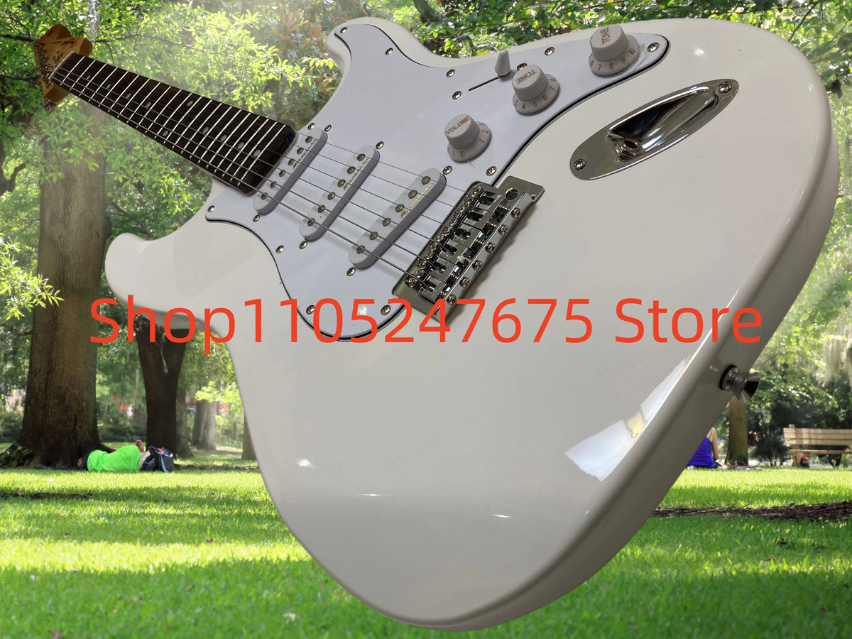 (Entrega en 25-35 días) En stock Guitarra eléctrica con cuerpo personalizado de caoba 05
