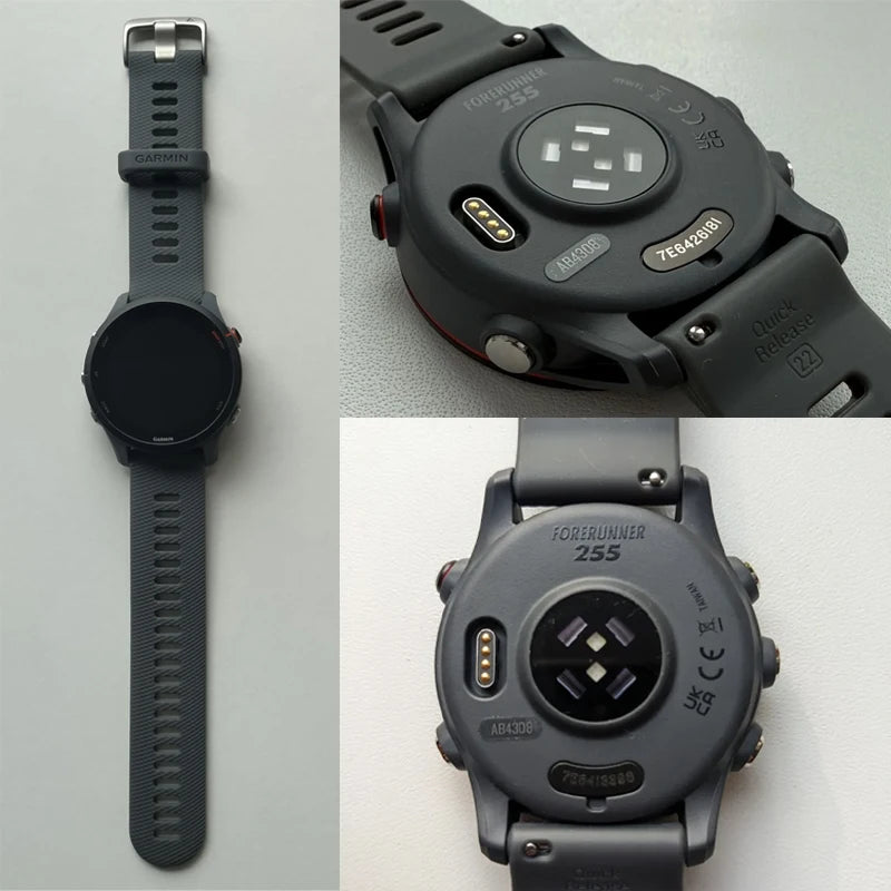 Reloj deportivo inteligente Garmin Forerunner 255 de 46 mm con NFC, 4 GB de RAM, Bluetooth, Wi-Fi, estilo básico