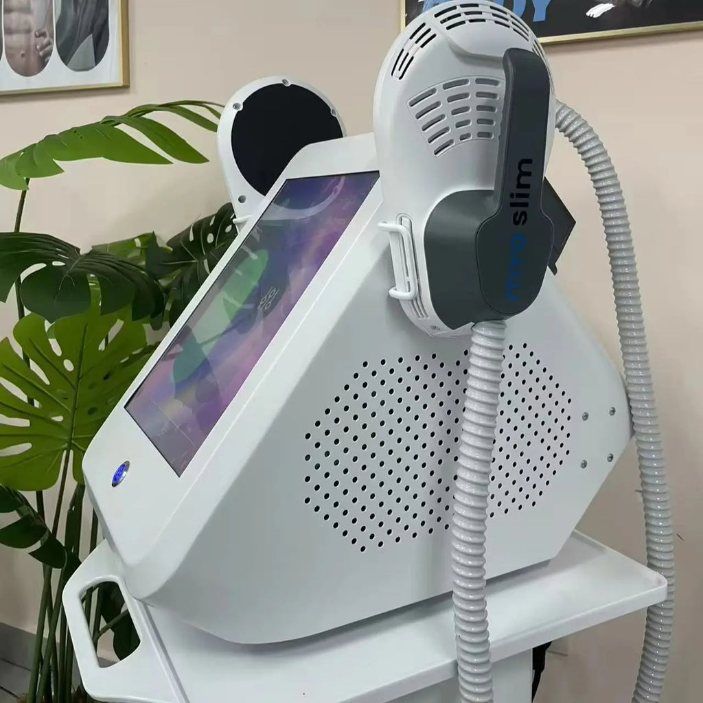 Máquina EMS Profesional para Adelgazar el Cuerpo, Estimulación Muscular, Pérdida de Peso, Terapia de Escultura Corporal, 4 Manijas, Quemador de Grasa Pélvica y de Glúteos