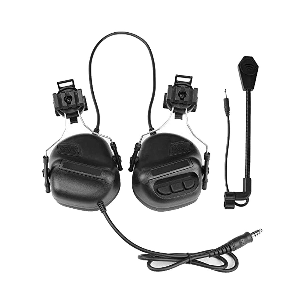 Casco de Cazador de Recompensas Galáctico 6 en 1 con Auriculares, Luz de Señalización, Casco Táctico Rápido, Máscara Futurista, Set de Cosplay de Ciencia Ficción y Airsoft