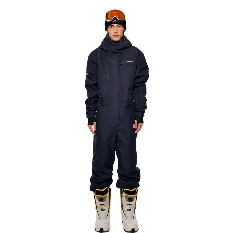 Traje de Esquí de una Pieza para Hombre y Mujer, Térmico, Impermeable, para Nieve, Overol para Snowboard, комбинезон горнолыжный женский