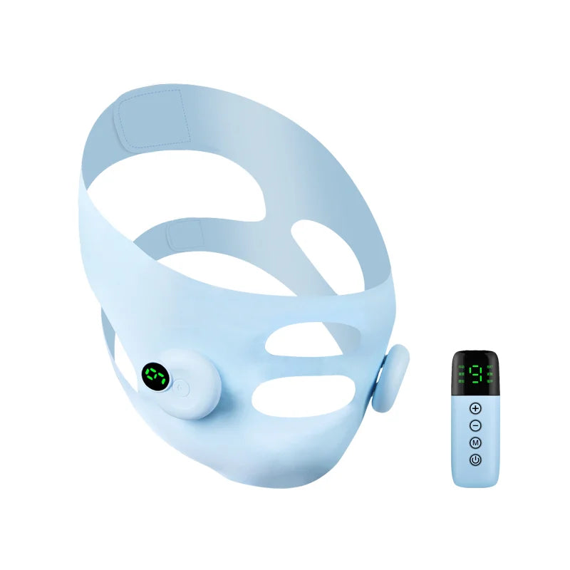 Banda Elástica Eléctrica para Adelgazar el Rostro, Correa para la Barbilla en Forma de V, Masajeador Facial, Eliminación de Edema, Mascarilla, Cinturón de Elevación Facial en Forma de V