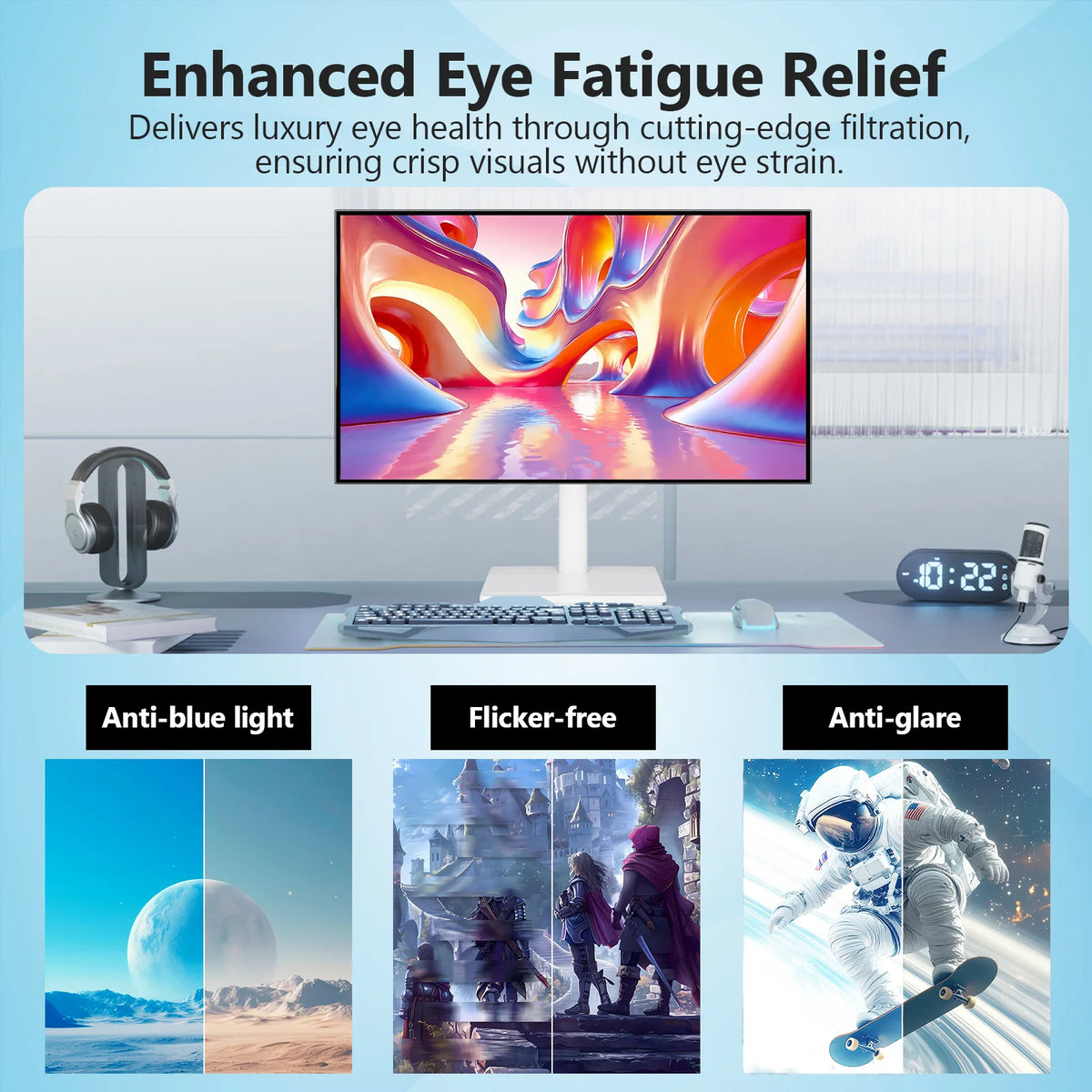 Monitor X AGEX de 27 Pulgadas con Biseles Ultrafinos, 4K 3840 x 2160 UHD, 60 Hz, 16:9 IPS LED, Brillo de 400cd/m², FreeSync y Eye-Care, HDR10, 100% sRGB, Compatible con VESA, Altura Ajustable
