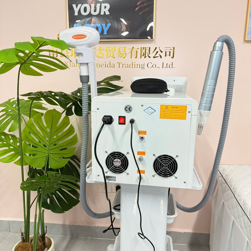 Máquina Profesional de Depilación Láser de Diodo 2 en 1, Dispositivo de Eliminación de Tatuajes con Picosegundos ND YAG, 3 Ondas 755 808 1064NM