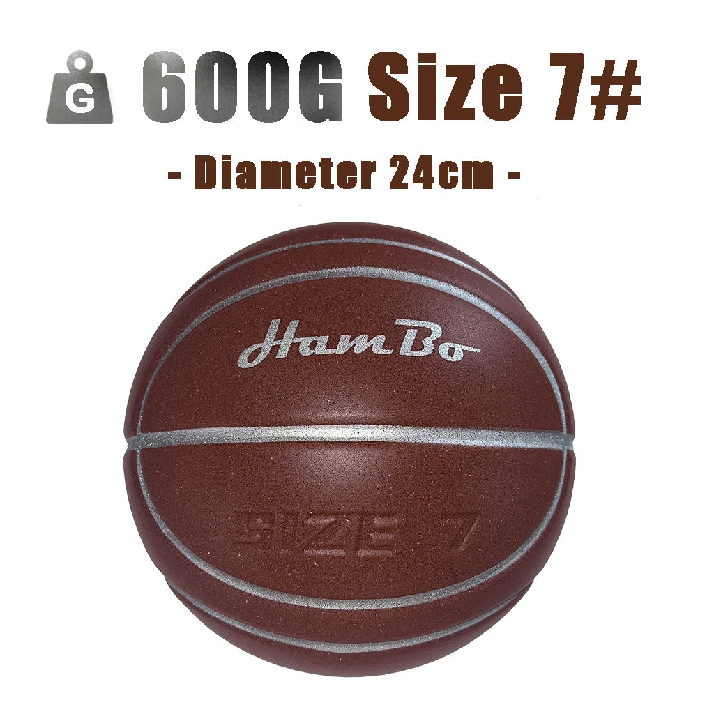 Baloncesto silencioso Talla 7 # (29.5")6 # /5 #   Dribbling interior acanalado espuma sin aire baloncesto silencioso entrenamiento de goteo pelota silenciosa regalo