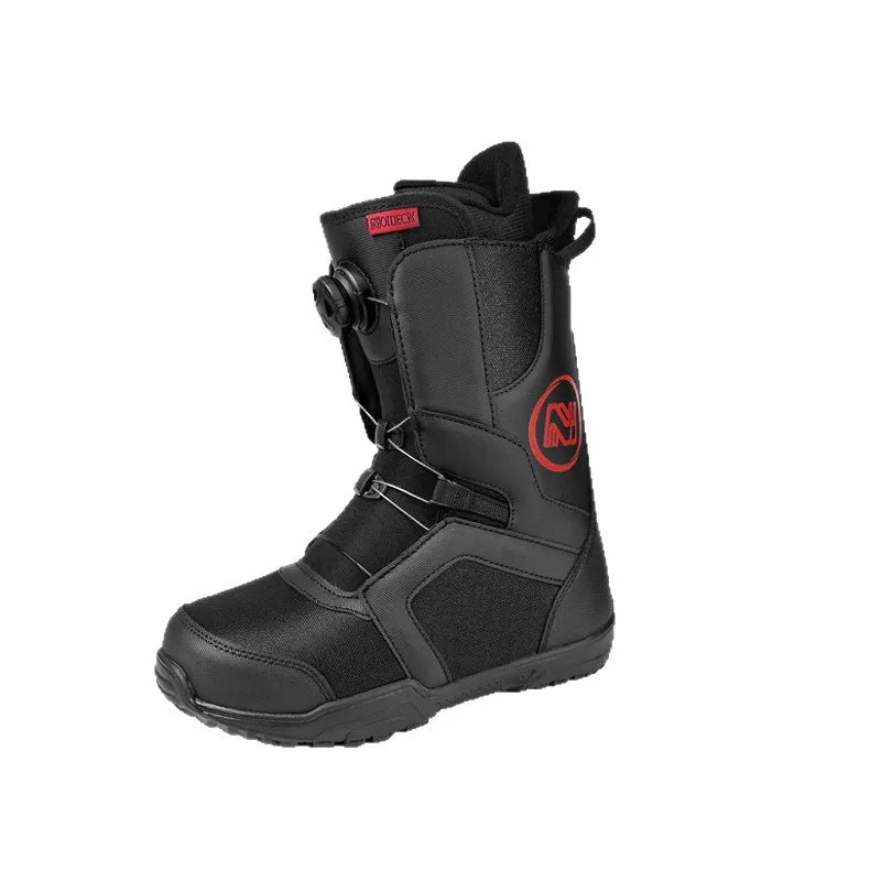 Raquetas de Nieve con Hebilla de Acero de Fácil Colocación, Zapatos de Snowboard Suaves y Sedosos para Navegación Fácil en la Nieve, Botas de Esquí