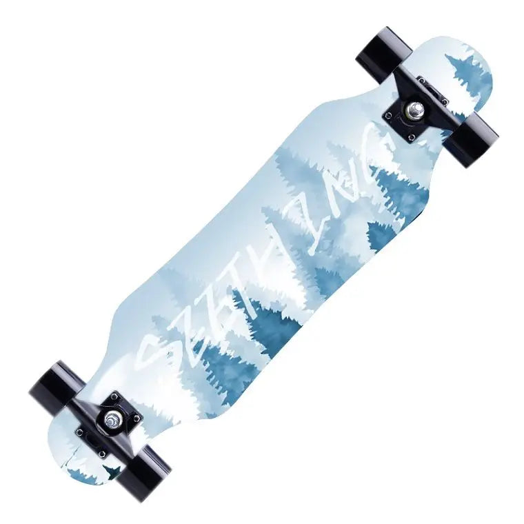 Patineta de 80 cm con cuatro ruedas, tabla de baile, para adultos, para calle, profesional, para principiantes, freestyle, patineta de doble kick.