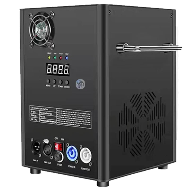 Flightcase 2 uds 600W 700W máquina de chispa fría DMX batería inalámbrica remota fuegos artificiales-ks fuente etapa máquina de chispa