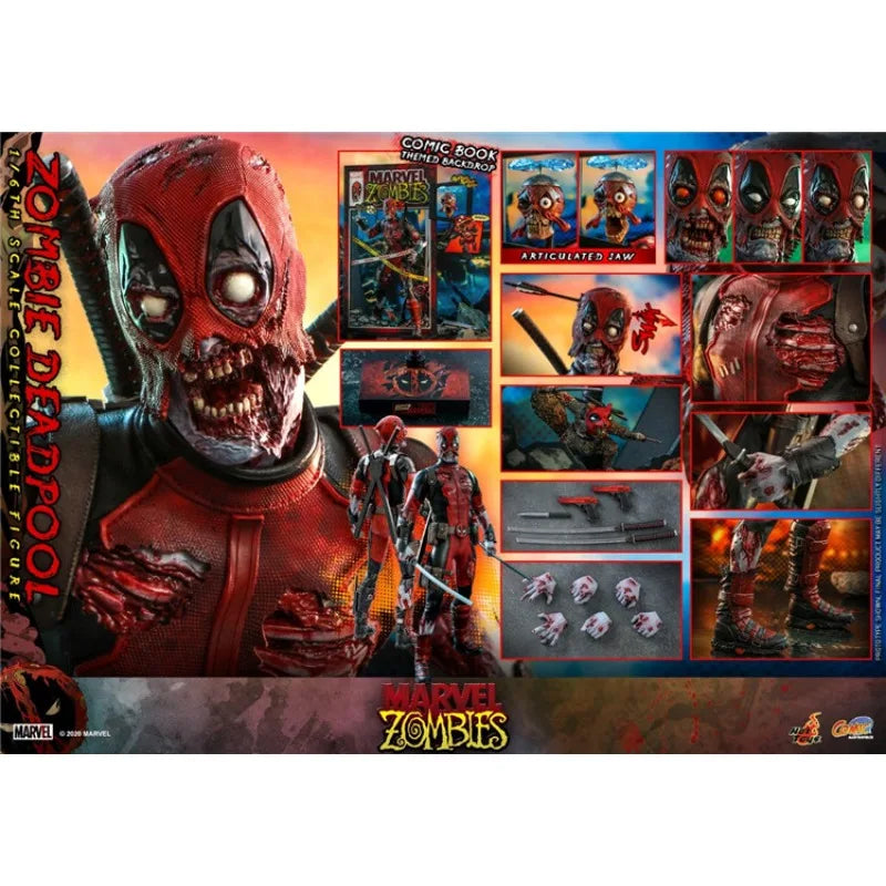 Envío en 24 horas HOTTOYS HT 1/6 CMS06 Marvel Deadpool Zombie Deadpool Figura de acción Colección de regalos