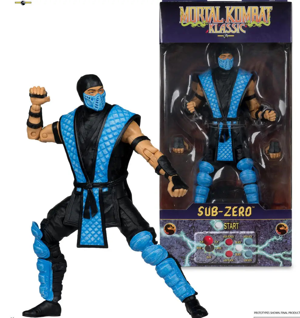 Figura de acción articulada de 17 cm de los personajes de Mortal Kombat: Spawn, Sub-Zero, Scorpion, Kitana y Liu Kang