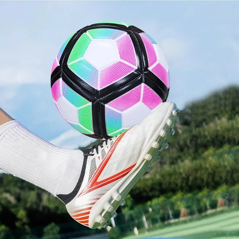 Balones de Fútbol 2024, Tamaño Profesional 5 y 4, Alta Calidad, PU Suave, Sin Costuras, para Deportes al Aire Libre, Liga, Entrenamiento, Partido