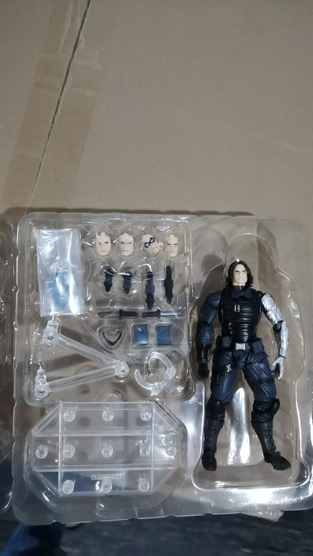Nueva tecnología de rueda de caballero Killer Moonlight, conjunto de caja colgante de modelo móvil con articulación de soldado de invierno, regalo de decoración de escritorio hecho a mano